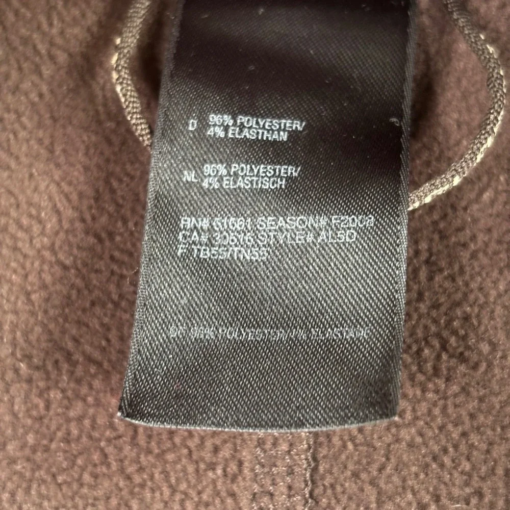The North Face Apex Bionic Vest XXL Brown Softshell Full Zip Mens